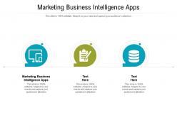 Marketing business intelligence apps ppt powerpoint presentation slides model cpb