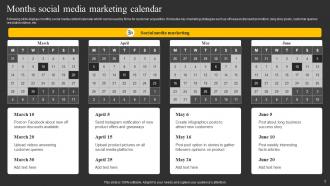Marketing Calendar Powerpoint Ppt Template Bundles Captivating Interactive