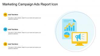 Marketing Campaign Ads Report Icon