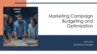 Marketing Campaign Budgeting And Optimization PPT Outline AT
