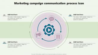 Marketing Campaign Communication Process Icon