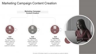 Marketing Campaign Content Creation In Powerpoint And Google Slides Cpb