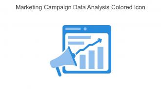 Marketing Campaign Data Analysis Colored Icon In Powerpoint Pptx Png And Editable Eps Format