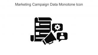 Marketing Campaign Data Monotone Icon In Powerpoint Pptx Png And Editable Eps Format