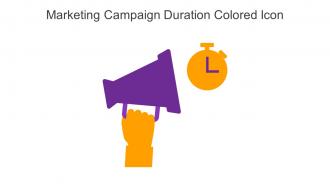 Marketing Campaign Duration Colored Icon In Powerpoint Pptx Png And Editable Eps Format