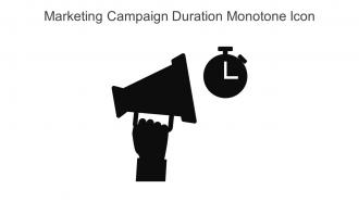 Marketing Campaign Duration Monotone Icon In Powerpoint Pptx Png And Editable Eps Format