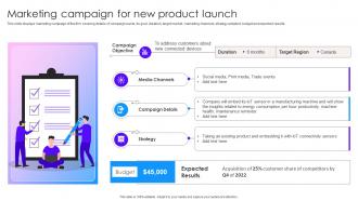 Marketing Campaign For New Product Launch Marketing Tactics To Improve Brand