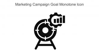 Marketing Campaign Goal Monotone Icon In Powerpoint Pptx Png And Editable Eps Format