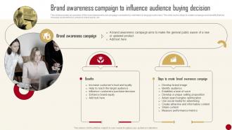 Marketing Campaign Guide Brand Awareness Campaign To Influence Audience Buying Decision