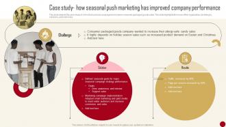 Marketing Campaign Guide Case Study How Seasonal Push Marketing Has Improved Company