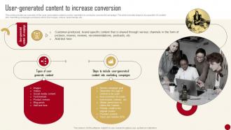 Marketing Campaign Guide For Customer User Generated Content To Increase Conversion