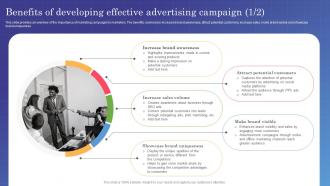 Marketing Campaign Management Benefits Of Developing Effective Advertising Campaign MKT SS V