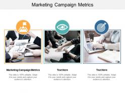 Marketing campaign metrics ppt powerpoint presentation slides influencers cpb