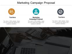 Marketing campaign proposal ppt powerpoint presentation portfolio show cpb