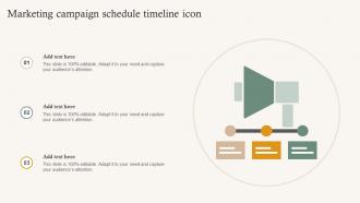 Marketing Campaign Schedule Timeline Icon