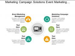 Marketing campaign solutions event marketing management event planning marketing cpb