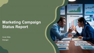 Marketing Campaign Status Report PPT Structure AT