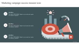 Marketing Campaign Success Measure Icon