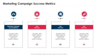 Marketing Campaign Success Metrics In Powerpoint And Google Slides Cpb
