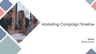 Marketing Campaign Timeline PPT Example AT