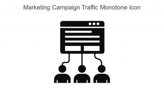 Marketing Campaign Traffic Monotone Icon In Powerpoint Pptx Png And Editable Eps Format