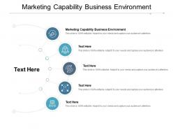 Marketing capability business environment ppt powerpoint presentation ideas templates cpb