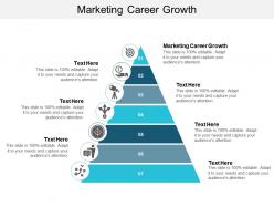 Marketing career growth ppt powerpoint presentation styles infographics cpb