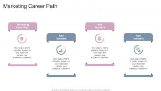 Marketing Career Path In Powerpoint And Google Slides Cpb