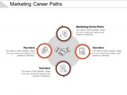 Marketing career paths ppt powerpoint presentation styles demonstration cpb