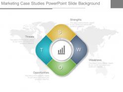 Marketing case studies power point slide background