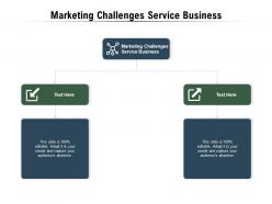 Marketing challenges service business ppt powerpoint presentation slides layout ideas cpb