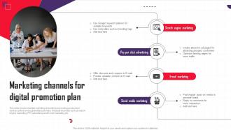 Marketing Channels For Digital Promotion Plan