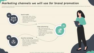 Marketing Channels We Will Use For Brand Promotion Competitive Branding Strategies