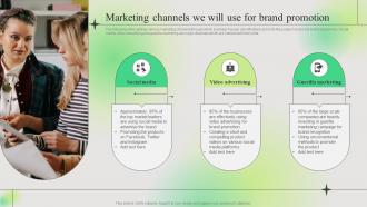 Marketing Channels We Will Use For Brand Promotion Effective Branding Techniques To Get Ahead