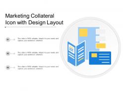 Marketing Collateral Icon With Design Layout
