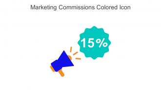Marketing Commissions Colored Icon In Powerpoint Pptx Png And Editable Eps Format