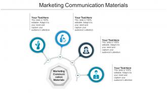 Marketing communication materials ppt powerpoint presentation summary example file cpb