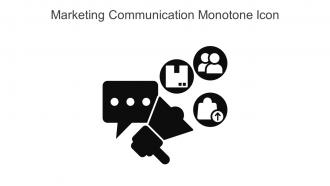 Marketing Communication Monotone Icon In Powerpoint Pptx Png And Editable Eps Format