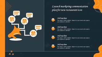 Marketing Communication Plan For Restaurant Powerpoint Ppt Template Bundles Professional Multipurpose