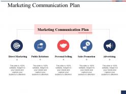 Marketing Communication Plan Ppt Show Background Image