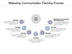 Marketing communication planning process ppt powerpoint guide cpb