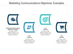 Marketing communications objectives examples ppt powerpoint presentation gallery pictures cpb