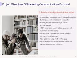 Marketing communications proposal powerpoint presentation slides