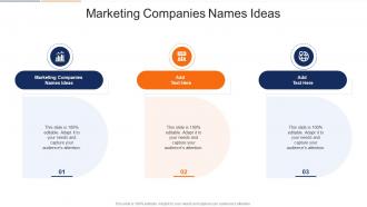 Marketing Companies Names Ideas In Powerpoint And Google Slides Cpb