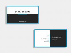 Marketing company business card design template
