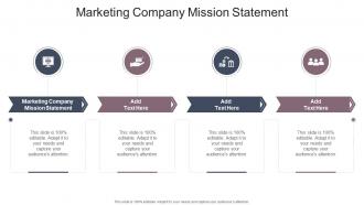 Marketing Company Mission Statement In Powerpoint And Google Slides Cpb