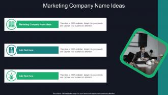 Marketing Company Name Ideas In Powerpoint And Google Slides Cpb