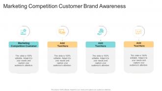 Marketing Competition Customer Brand Awareness In Powerpoint And Google Slides Cpb