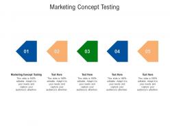 Marketing concept testing ppt powerpoint presentation model example cpb
