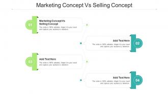 Marketing Concept Vs Selling Concept In Powerpoint And Google Slides Cpb